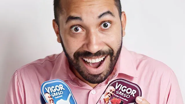 Imagem ilustrativa da notícia Gil
do Vigor vai estampar rosto em marca de iogurte