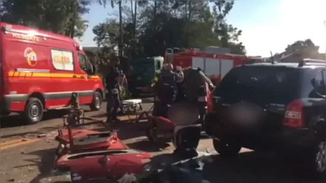 Imagem ilustrativa da notícia Mãe faz filha se despedir do pai em vídeo antes de acidente
