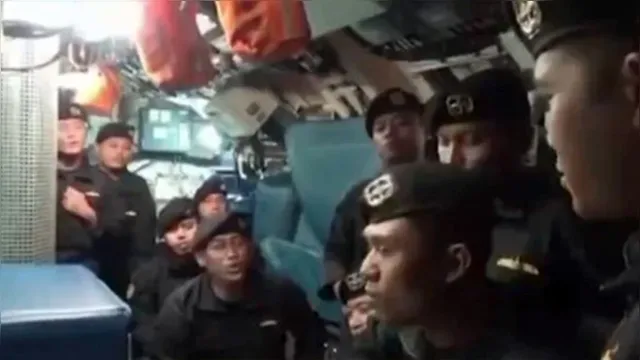 Imagem ilustrativa da notícia Tripulação de submarino  gravou “adeus” em vídeo; assista!