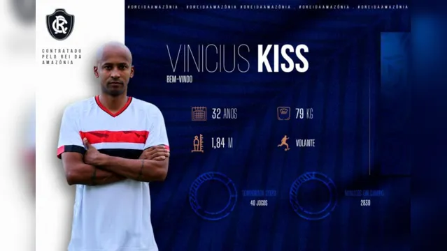 Imagem ilustrativa da notícia Remo confirma contratação do meia Vinicius Kiss