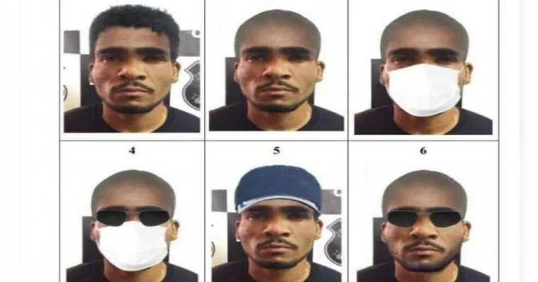 Imagem ilustrativa da notícia Polícia divulga possíveis disfarces de Lázaro. Veja!