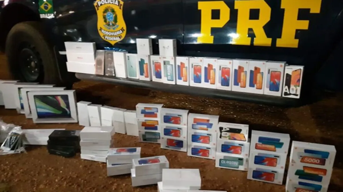 Imagem ilustrativa da notícia PRF apreende aparelhos celulares avaliados em R$ 1 milhão