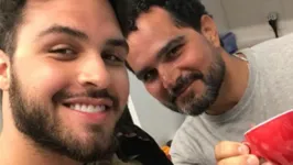 Luciano Camargo e o filho Nathan Camargo 