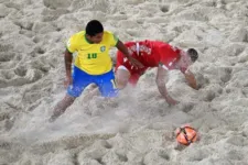 Classificado para a 2ª fase, Brasil irá enfrentar Senegal na Copa do Mundo de Futebol de Areia, na Rússia.