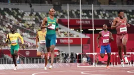 Alison dos Santos está na final dos 400m com barreiras
