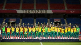 Seleção ainda curte o título olímpico no futebol com direito a uma animação diferenciada.