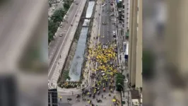 Manifestação em Belém se concentrou na Doca