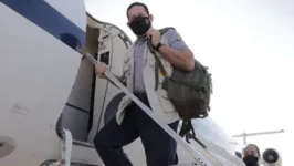 Imagem ilustrativa da notícia Em Altamira, Mourão pousa com promessa de frear desmatamento 