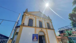 O templo histórico da igreja de São João Batista tem mais de 300 anos