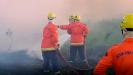 Queimada foi registrada em um terreno na Nova Marabá     