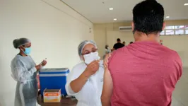 Vacinação está ocorrendo no Carajás Centro de Convenções