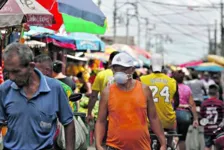 Cenas foram registradas na Feira da Rua 8 de Maio, no Distrito de Icoaraci, em Belém