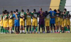 Equipe do Paragominas na concentração para voltar a vencer na Série D