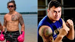 Whindersson Nunes e Arcelino "Popó" Freitas entraram no ringue para luta de exibição