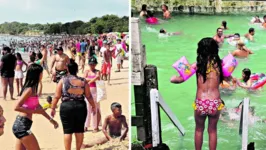 Teve diversão para todos os gostos. Criançada fez a festa