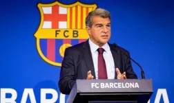 Presidente do Barcelona Joan Laporta