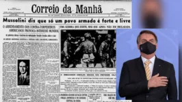 Web aponta semelhança entre fala do ditador italiano com a do presidente do Brasil