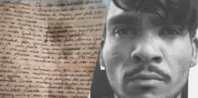 Imagem ilustrativa da notícia Policia divulga a carta escrita por Lázaro antes de morrer