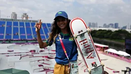 Rayssa Leal foi medalha de prata nas Olimpíadas de Tóquio