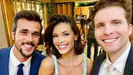 Fragoso com Bruno Ferrarri e Vitória Strada. Trângulo amoroso conquistou o público e dividiu torcidas