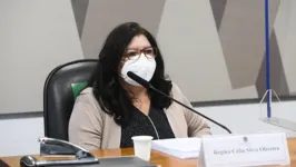 Servidora e fiscal de contratos do Ministério da Saúde, Regina Célia Silva Oliveira