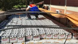 Imagem ilustrativa da notícia Ação apreende mais de 38 mil latas e garrafas de cerveja 
