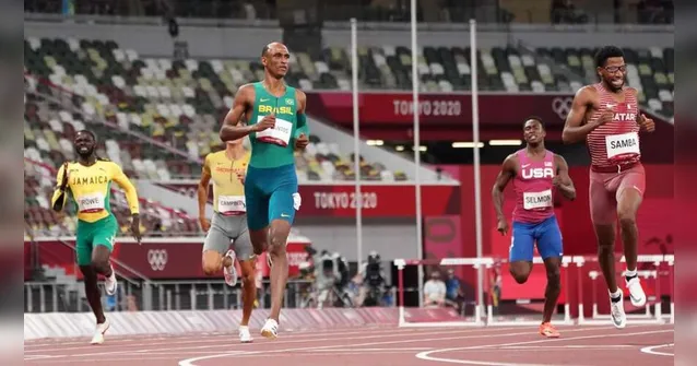 Imagem ilustrativa da notícia Alison dos Santos é finalista dos 400 m com barreira