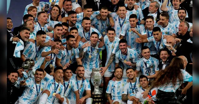 Imagem ilustrativa da notícia Argentina tem retorno triunfal após título da Copa América