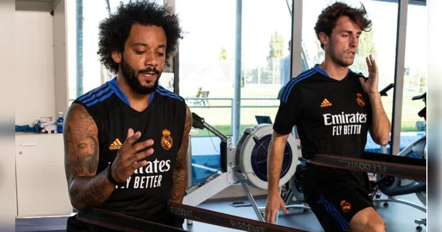 Imagem ilustrativa da notícia Vídeo! Real Madrid faz treino para aprimorar fôlego