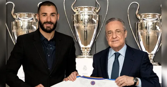 Imagem ilustrativa da notícia Vídeo: artilheiro renova contrato com o Real Madrid