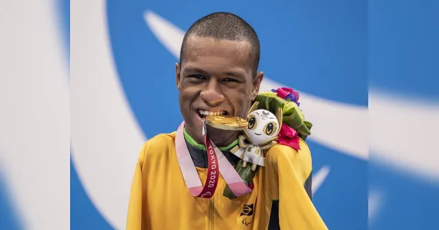 Imagem ilustrativa da notícia Gabrielzinho vence nos 200m livre S2 e fatura ouro 