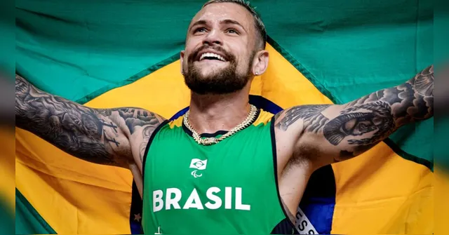 Imagem ilustrativa da notícia Vinícius Rodrigues é prata nos 100m em Tóquio