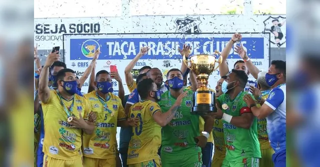 Imagem ilustrativa da notícia Esmac é campeão da Taça Brasil de Futsal masculino