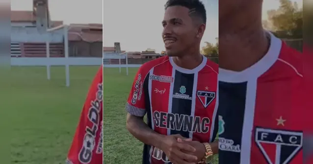 Imagem ilustrativa da notícia Dioguinho chega ao Ferroviário com "recepção de Messi"