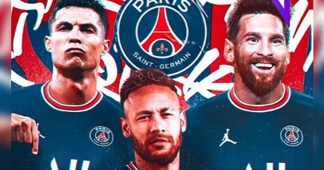Imagem ilustrativa da notícia Trio dos sonhos! Jornal crava que CR7 vai para o PSG