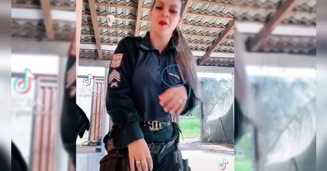 Imagem ilustrativa da notícia Mulher fardada dançando no TikTok pode não ser PM