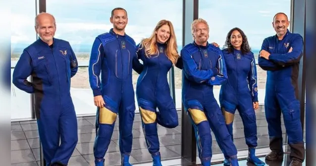 Imagem ilustrativa da notícia Bilionário Richard Branson viaja ao espaço em foguete