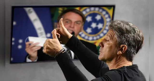 Imagem ilustrativa da notícia Renato Gaúcho elogia Bolsonaro em vídeo: "nosso mito"