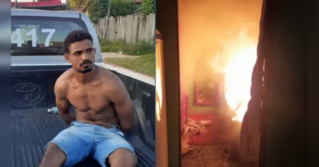 Imagem ilustrativa da notícia Homem ateia fogo na casa de ex companheira em Itupiranga