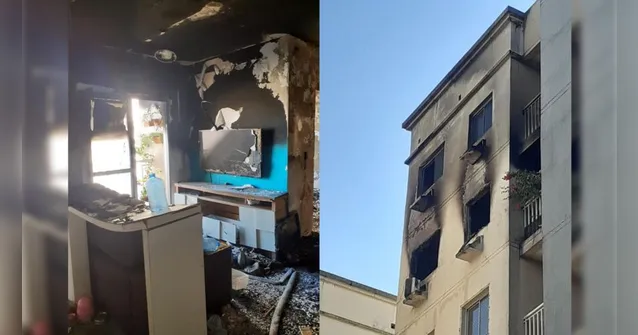 Imagem ilustrativa da notícia Moradora diz que fogo no colchão provocou incêndio