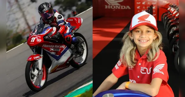 Imagem ilustrativa da notícia Paraense de 10 anos compete em motos a 150 Km/hora