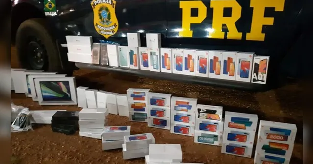 Imagem ilustrativa da notícia PRF apreende eletrônicos avaliados em R$ 1 milhão no Pará