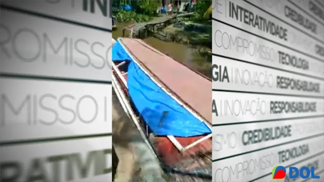 Imagem ilustrativa da notícia Vídeo: Balsa perde o controle e destrói barcos e trapiche