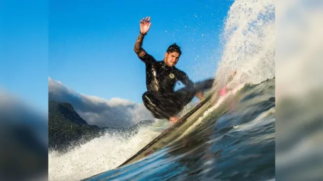 Imagem ilustrativa da notícia Olimpíadas: alerta de tufão deixa surfistas animados 