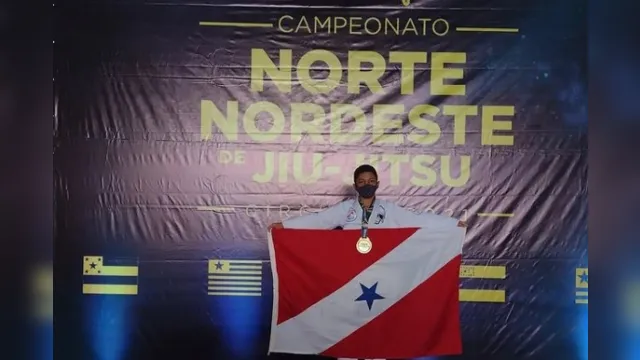 Imagem ilustrativa da notícia Atleta de Salinópolis vence Norte Nordeste de Jiu-Jitsu