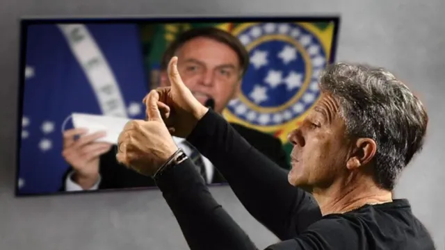 Imagem ilustrativa da notícia Renato Gaúcho elogia Bolsonaro em vídeo: "nosso mito"