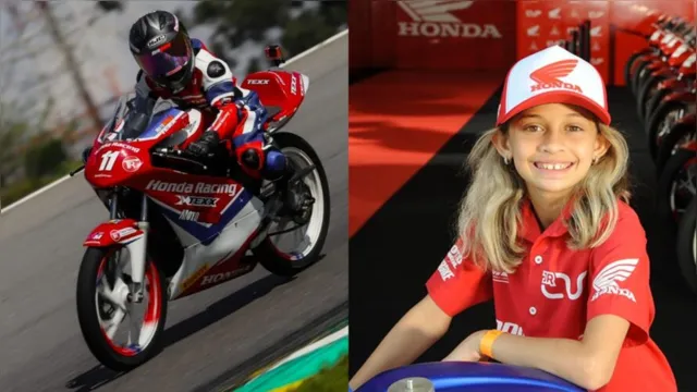 Imagem ilustrativa da notícia Paraense de 10 anos compete em motos a 150 Km/hora