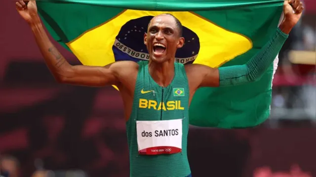 Imagem ilustrativa da notícia Alison dos Santos faz história com bronze nos 400m