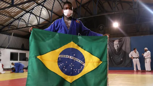 Imagem ilustrativa da notícia Judoca
congolês que vive no Brasil estreia em Tóquio