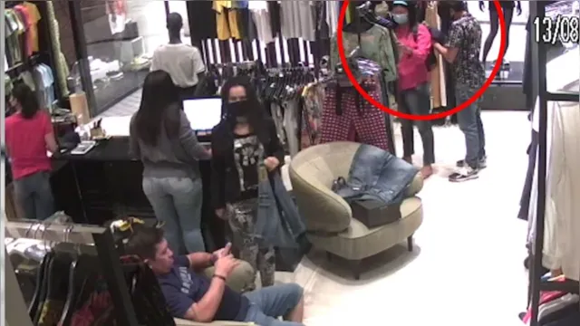 Imagem ilustrativa da notícia Casal é flagrado furtando em loja de shopping em Belém